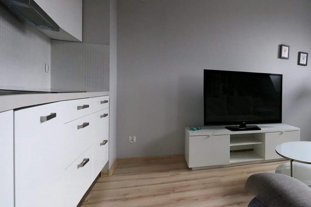 Pangsapuri studio 35 m² dengan 1 bilik mandi peribadi di Pusat Bandar Poznan Luaran gambar