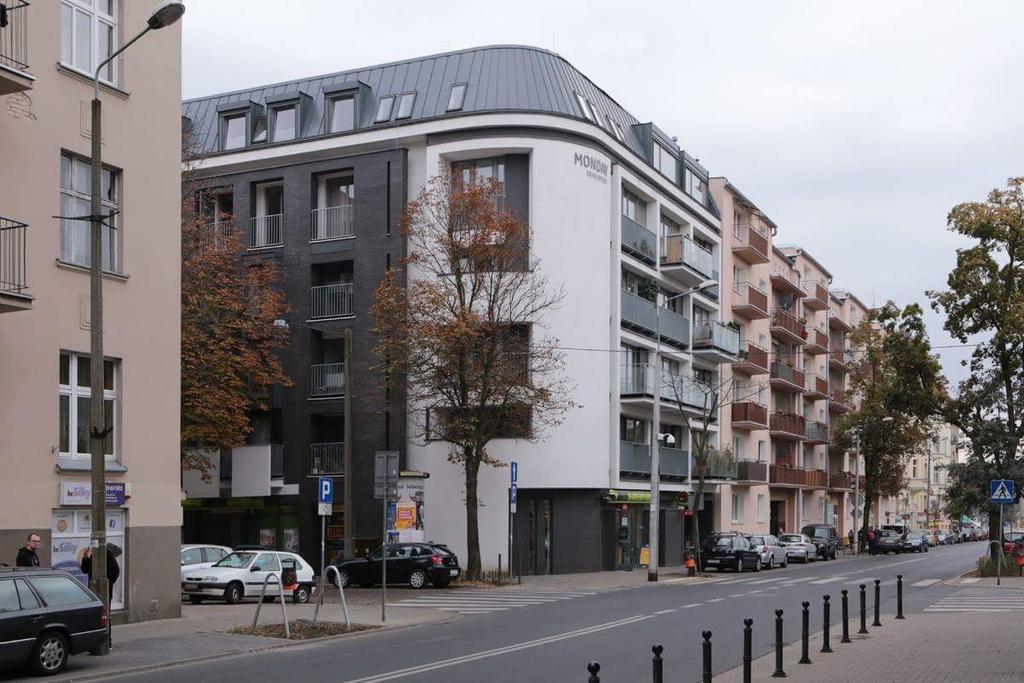 Pangsapuri studio 35 m² dengan 1 bilik mandi peribadi di Pusat Bandar Poznan Luaran gambar