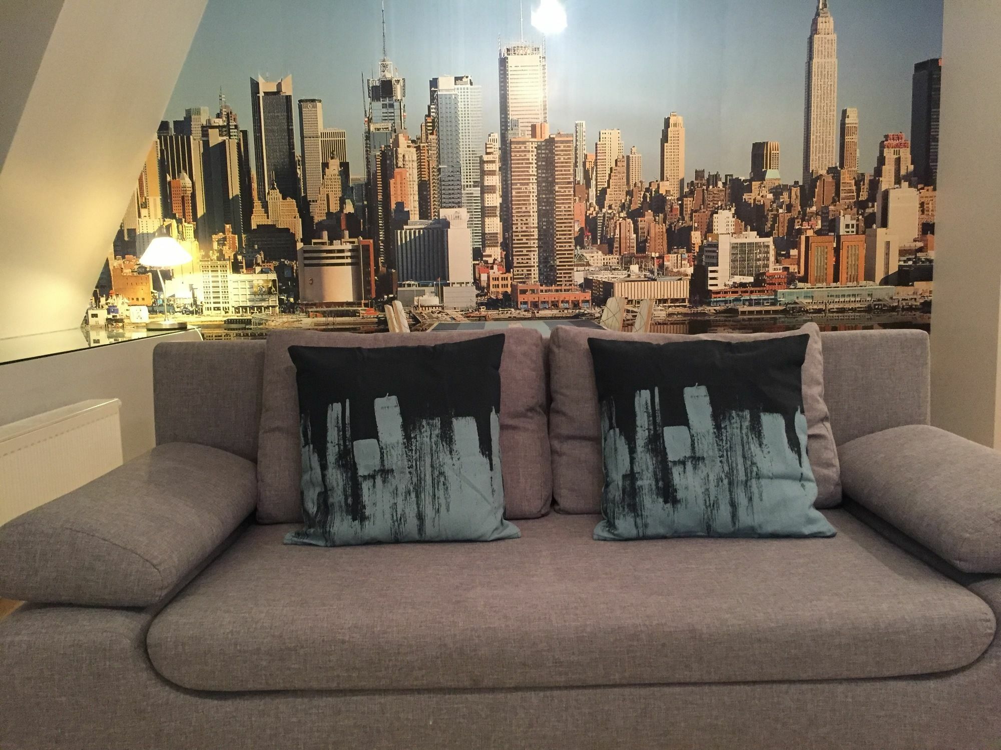 Pangsapuri studio 35 m² dengan 1 bilik mandi peribadi di Pusat Bandar Poznan Luaran gambar